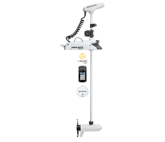 MINN KOTA Riptide TERROVA 80 lb. / white / without foot pedal / with i-Pilot Link – Shaft 152cm