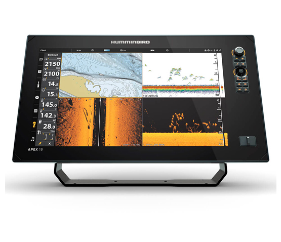 Sonar HUMMINBIRD APEX 19 GPS plotter Mega SI+ DI+ Chirp 2D
