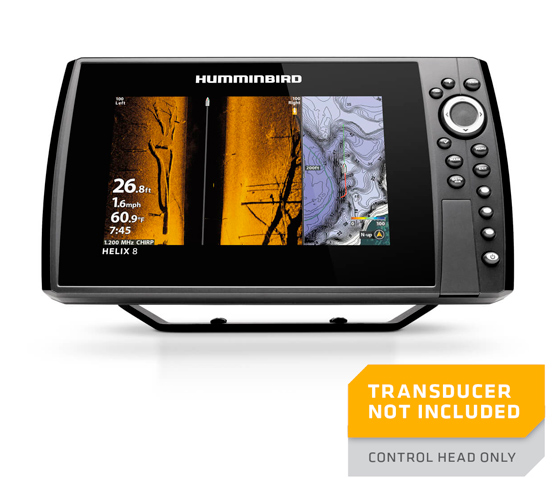 Sonar HUMMINBIRD HELIX 8 CHIRP Mega SI+ DI+ Chirp 2D GPS G4N w/o trans.