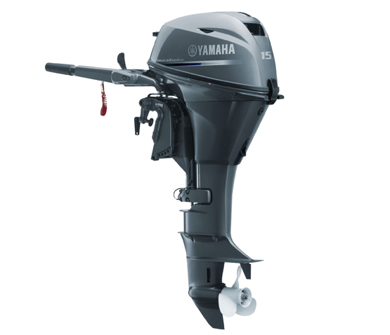 Yamaha F15CEHL Tiller