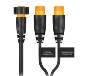 GARMIN Transducer Y-Cable Thru Hull, 1m(x2) to 30ft