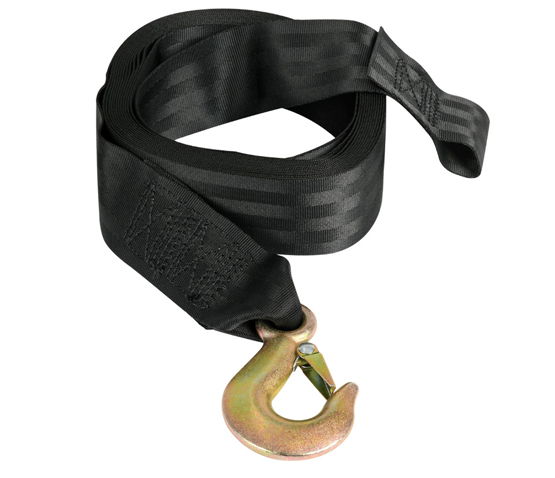 Osculati 6 m nylon winch strap+shackle