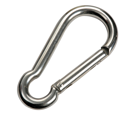 Osculati Carabiner hook with flush closure AISI 316 8 mm