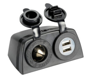 Osculati Lighter socket + double USB w/casing