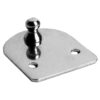 Osculati Flat fastening plate Ø 10mm-ball