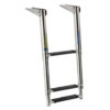Osculati Telescopic standard ladder AISI316 black 3 steps