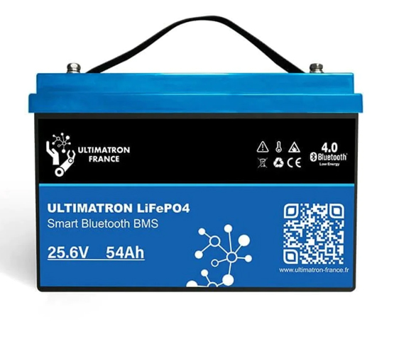 Ultimatron LiFePO4 Lithium Battery 25.6V 54Ah