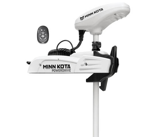 Motor electric Minn Kota Riptide PowerDrive pentru apă sărată cu micro telecomandă 70 lb. / Shaft 137 cm