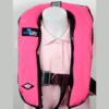 Seasafe Junior 150 Child Self Inflating Automatic Life Jacket Logo BE, Hot Pink