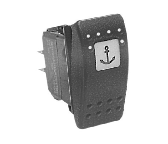 Comutator (ON)-OFF LED Roșu 12 V