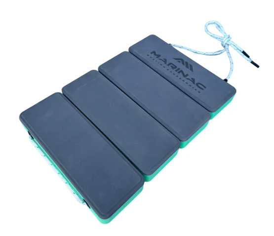 MARINAC Flexi EVA Boat Fender – Gray with Green